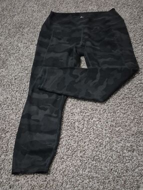 Kids Black Camo Leggings